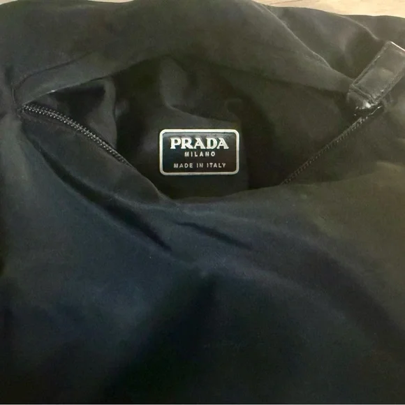Prada Tessuto Black Nylon Crossbody Bag Purse